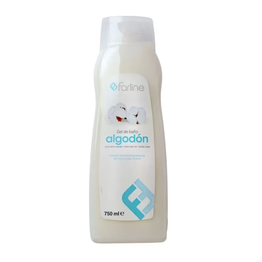 Farline gel de baño flor de algodon 1 envase 750 ml