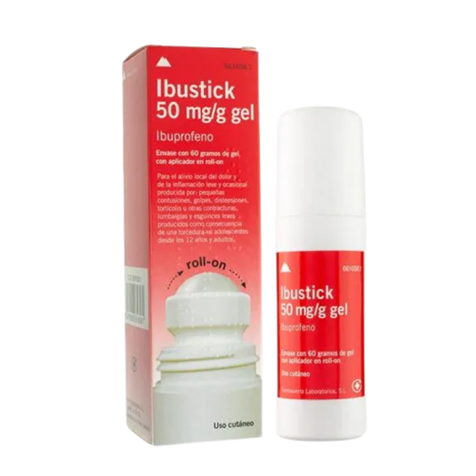 Ibustick 50 mg/g gel cutaneo 1 tubo 60 g (con roll-on)