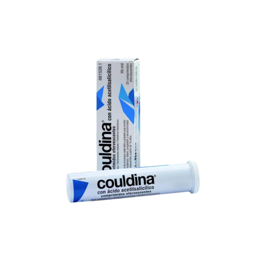 Couldina con acido acetilsalicilico 500 mg/2 mg/7,5 mg 20 comprimidos efervescentes
