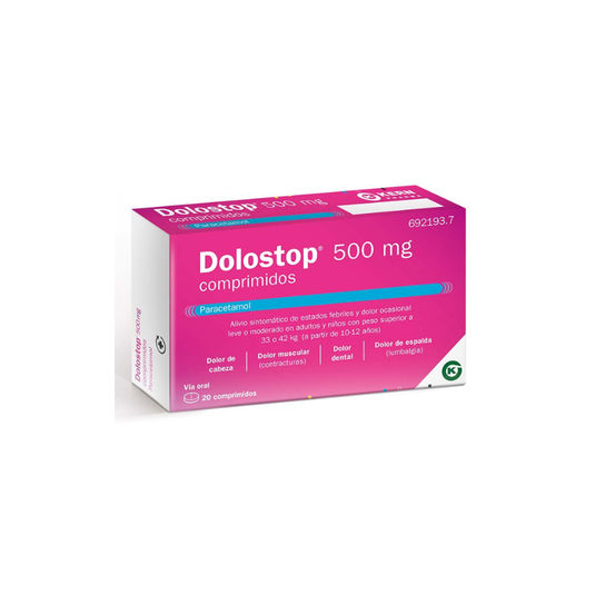 DOLOSTOP 500 mg 20 COMPRIMIDOS