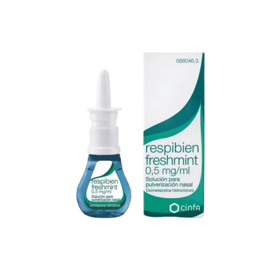Respibien freshmint 0,5 mg/ml solución para pulverización nasal 1 frasco 15 ml