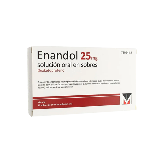 ENANDOL 25 mg 10 SOBRES GRANULADO PARA SOLUCION ORAL