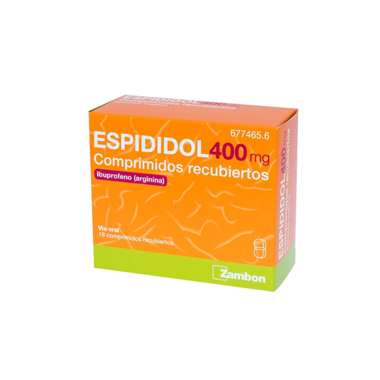 ESPIDIDOL 400 mg 18 COMPRIMIDOS RECUBIERTOS