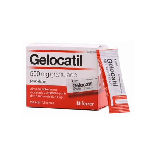GELOCATIL 500 mg 12 SOBRES GRANULADO ORAL