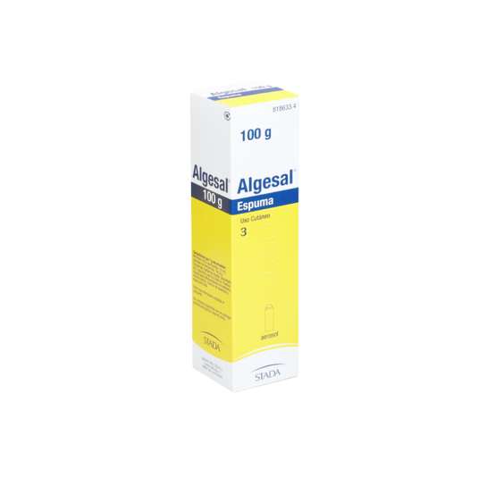 Algesal 10 mg/g + 100 mg/g espuma cutanea 1 envase a presion 100 g