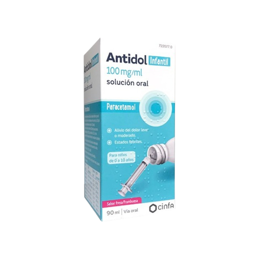 Antidol infantil 100 mg/ml solucion oral 1 frasco 90 ml