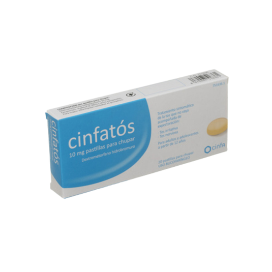 CINFATOS 10 mg 20 PASTILLAS PARA CHUPAR