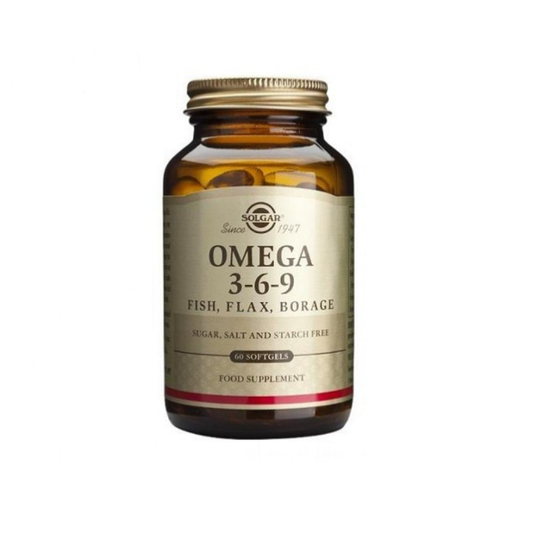 SOLGAR Omega 369 120 cápsulas de gelatina blanda