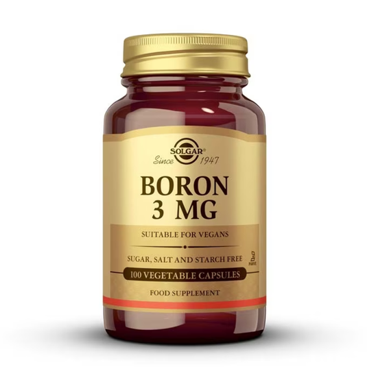 Solgar Boro 3 mg  100 cápsulas vegetales