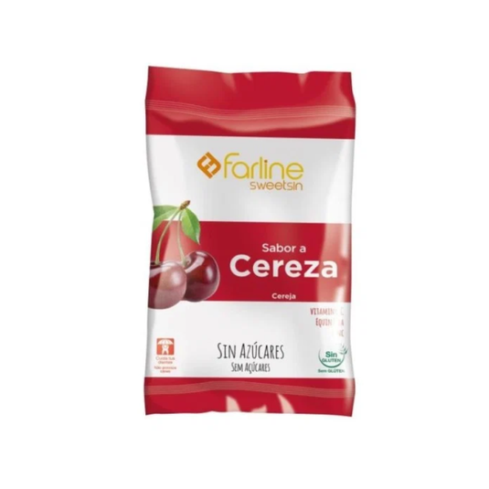 Farline sweetsin caramelos 1 bolsa 40 g sabor cereza