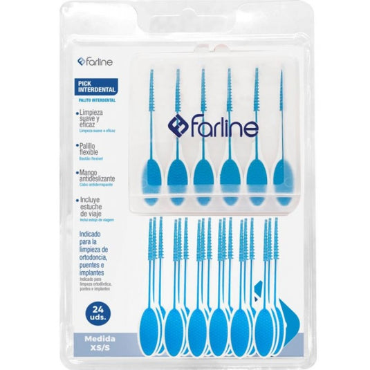 PICKS INTERDENTAL FARLINE 24 UNIDADES TALLA XS-S