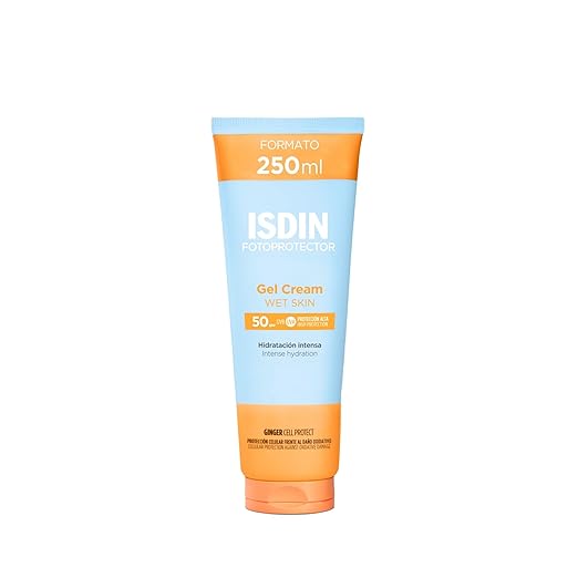 ISDIN Fotoprotector Gel Cream SPF 50, 250 ml Crema Solar Corporal refrescante e hidratante
