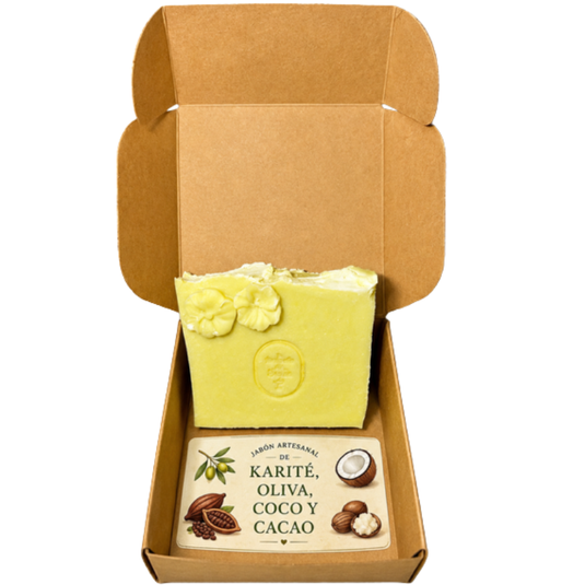 Jabón de KARITÉ, OLIVA, COCO Y CACAO