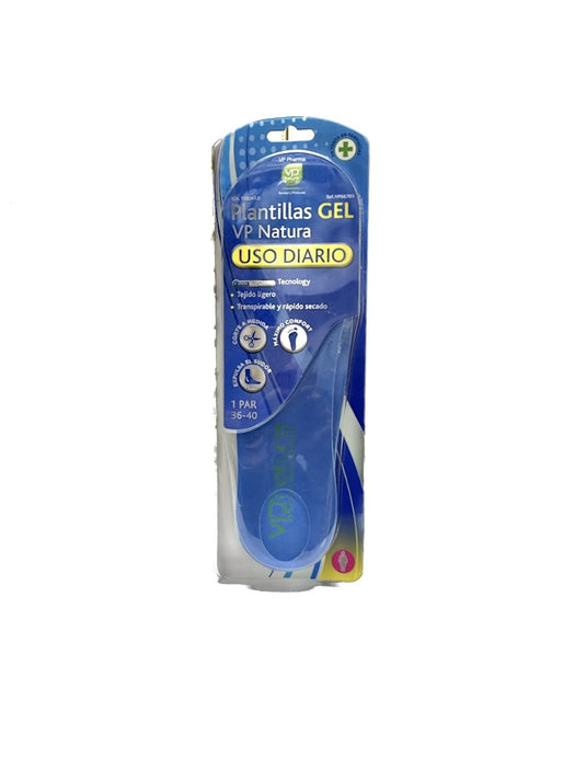 Plantillas De Gel Recortable Vp Natura Uso Diario 1 Par Mujer