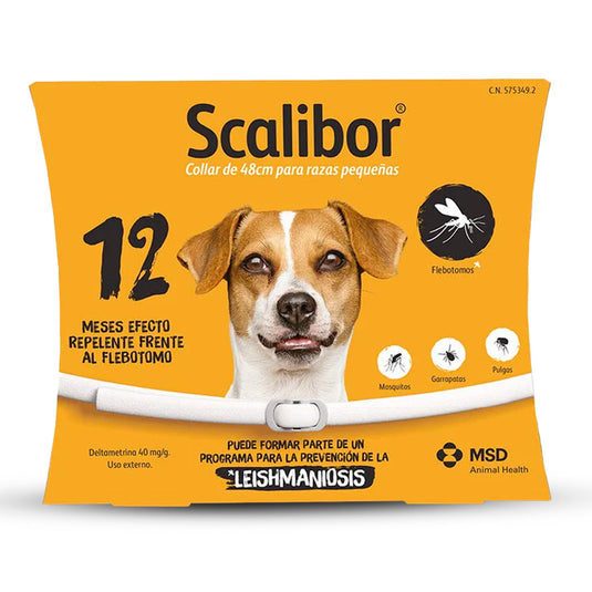 Scalibor collar 48 cm para perros de razas pequeñas
